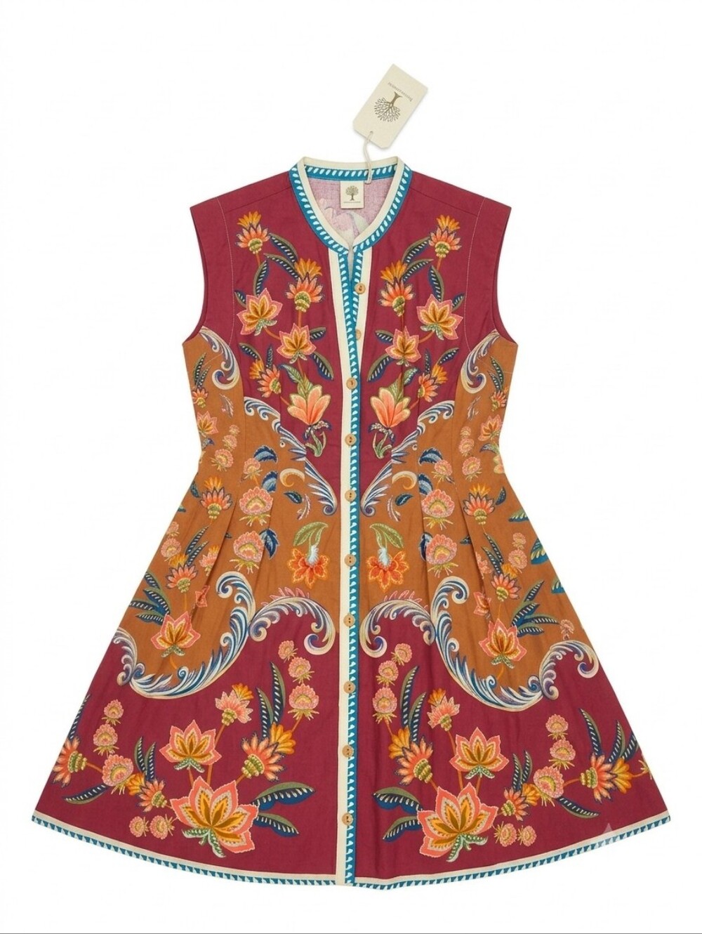 Farm Rio x Anthropologie Sleeveless Mini Dress - Picture 2 of 5